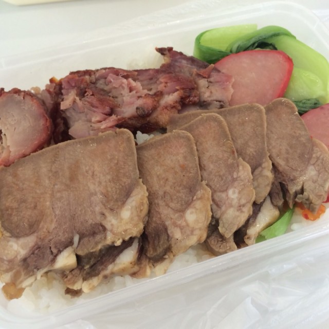 卤水门腔拼叉烧饭