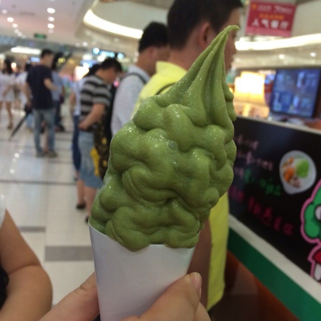 抹茶冰激凌