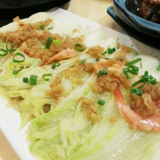 蒜蓉虾干娃娃菜
