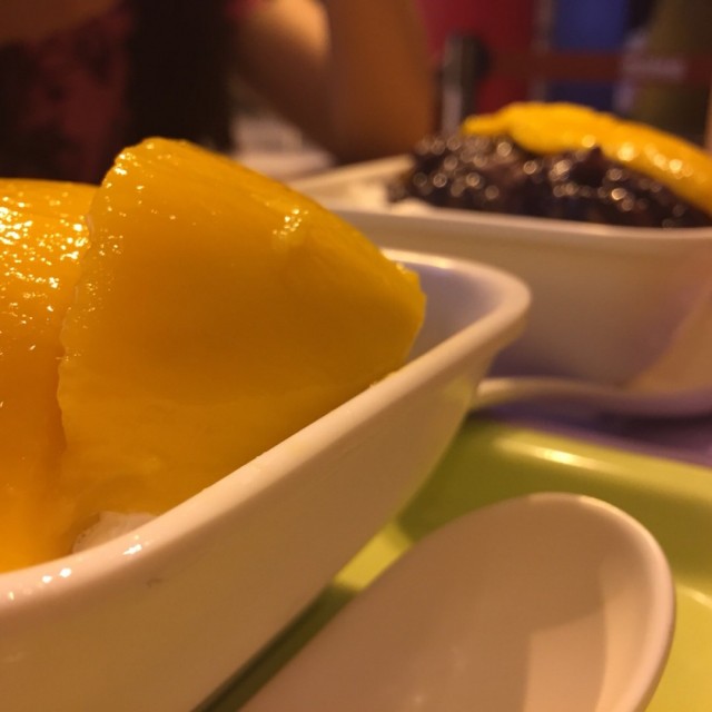 芒果白雪黑糯米