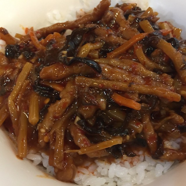鱼香肉丝饭