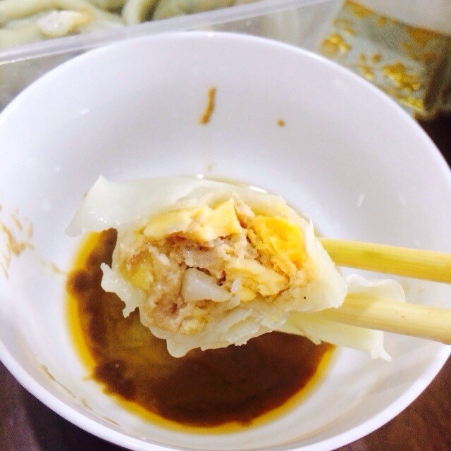 咸蛋黄馄饨