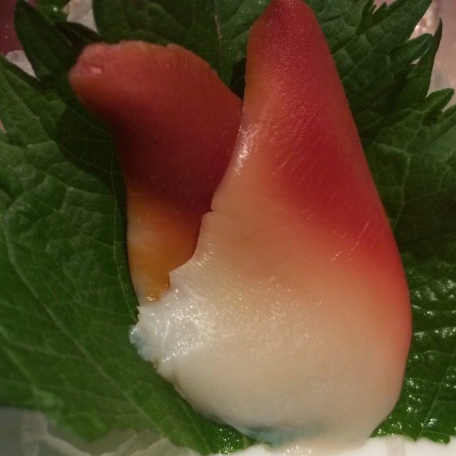 北极贝刺身
