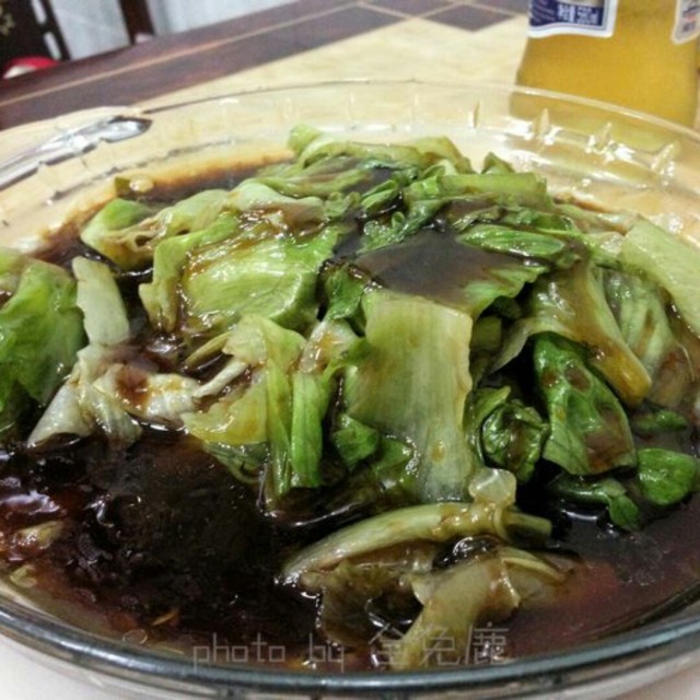 白灼生菜