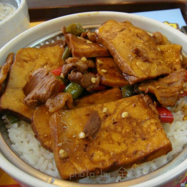 家常豆腐饭