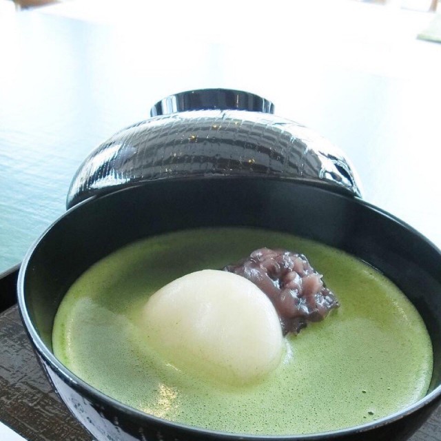 抹茶大福红豆汤