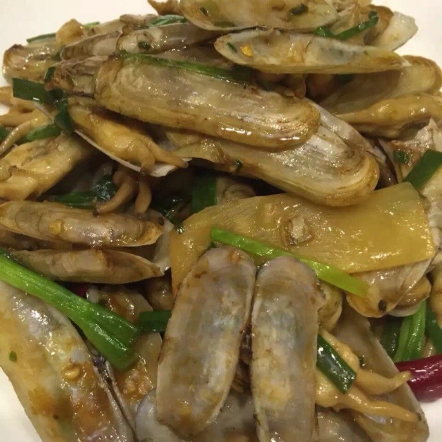 爆炒蛏子