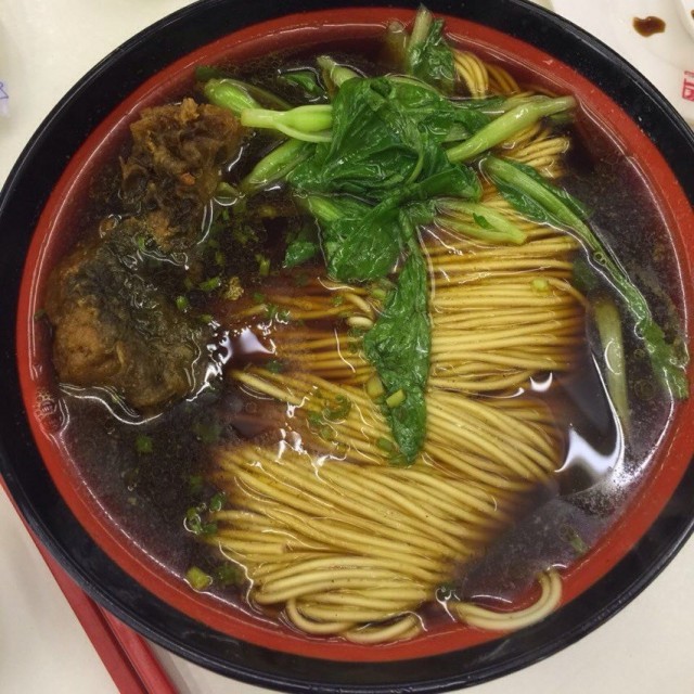 红汤爆鱼面