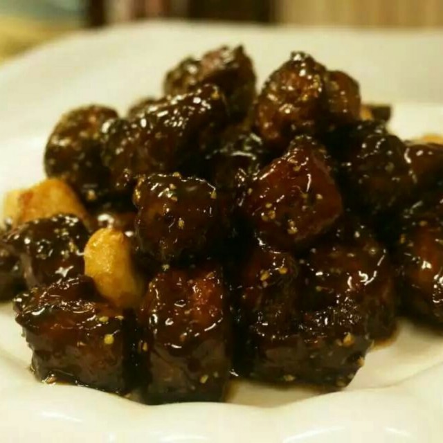 黑椒牛肉粒
