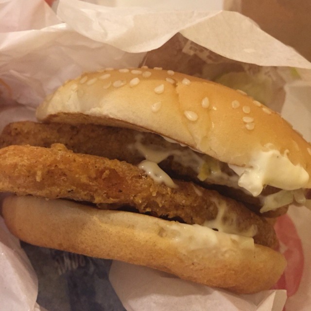 双层麦香鸡汉堡