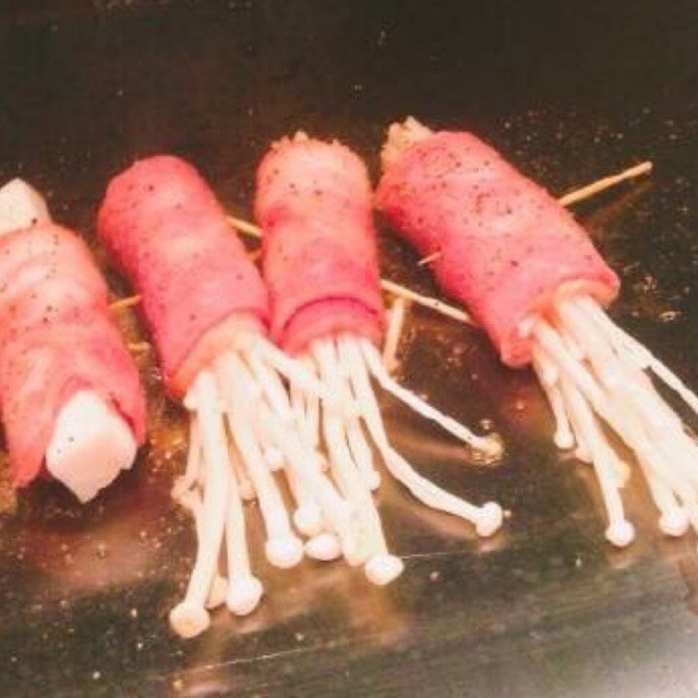 培根金针菇