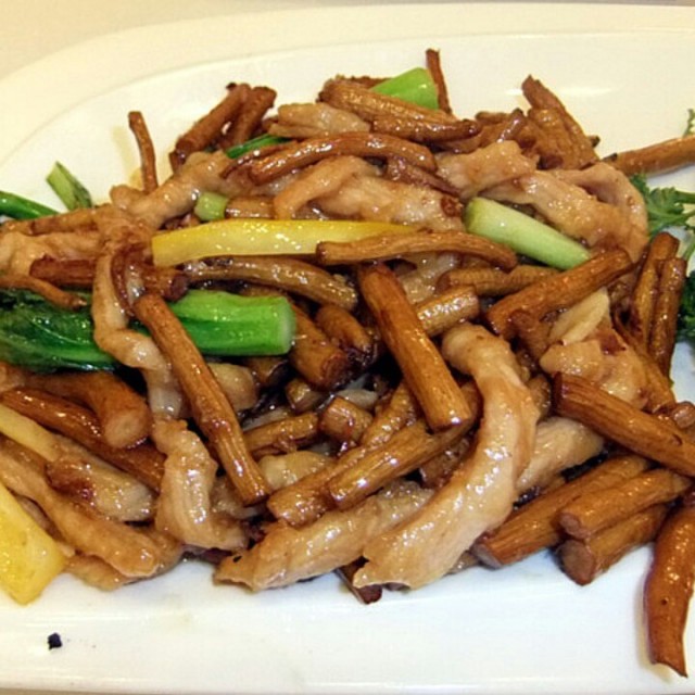 茶树菇牛柳