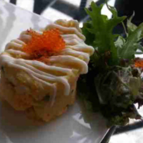 鱼籽土豆泥