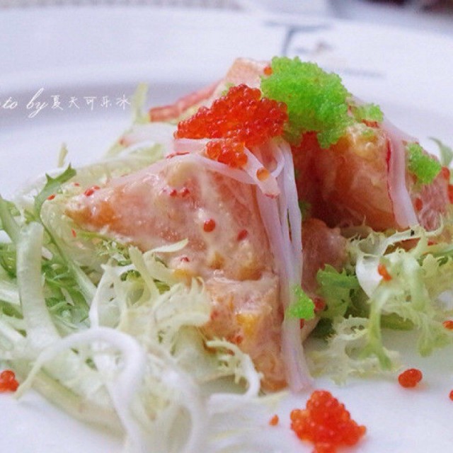 芒果蟹子沙律