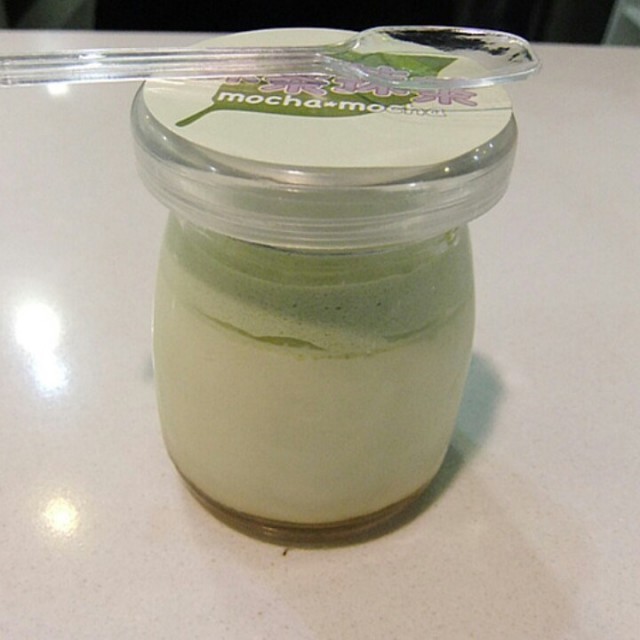 抹茶牛奶布丁