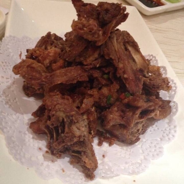 椒盐鸭架