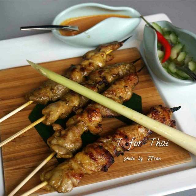 碳烤鸡肉串