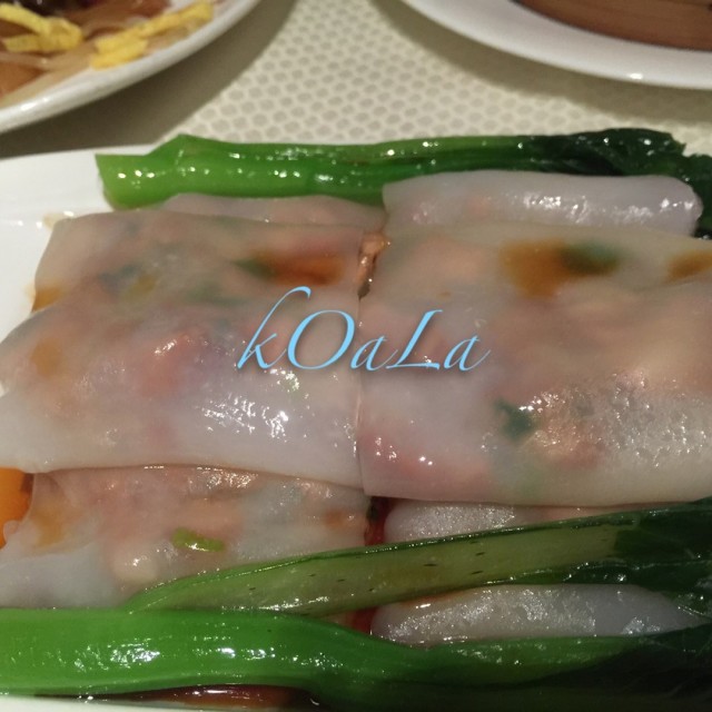 香葱叉烧肠粉