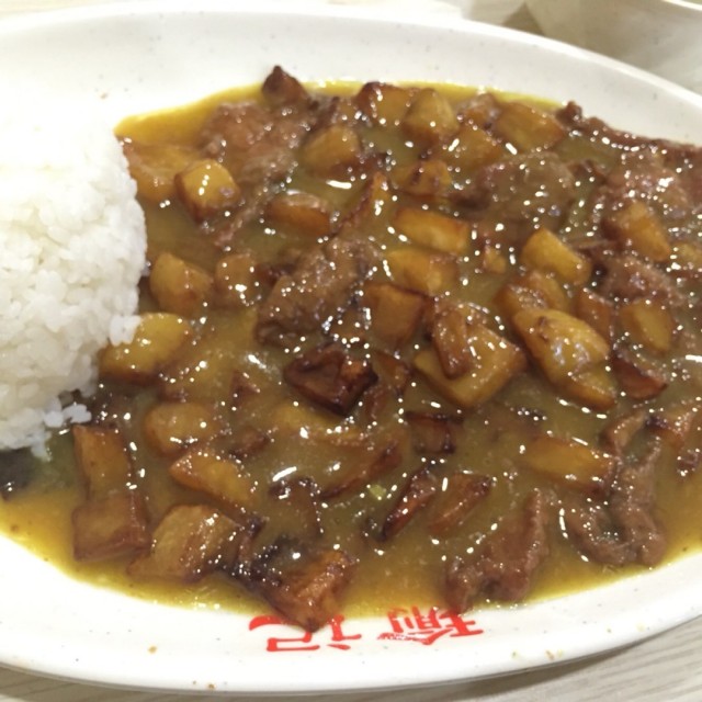 土豆牛肉盖浇饭