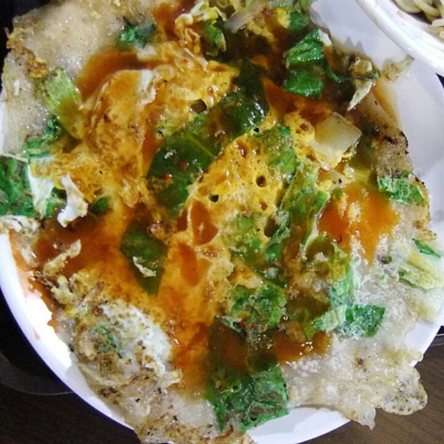蛤蜊蛋饼