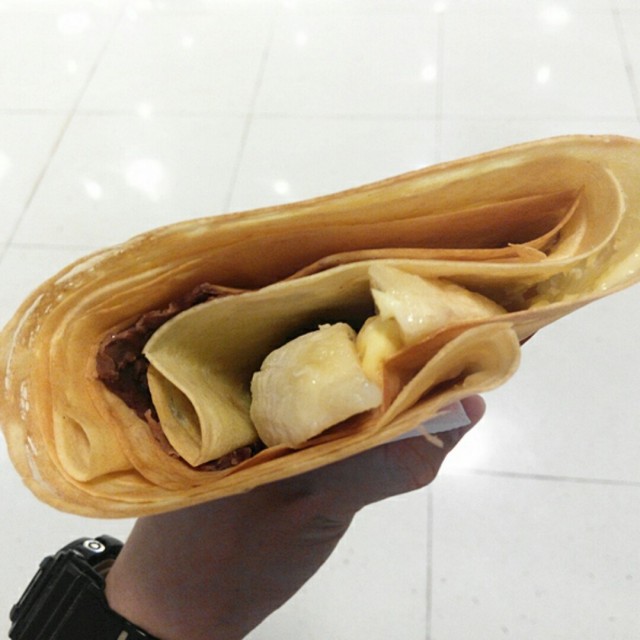 巧克力香蕉可丽饼