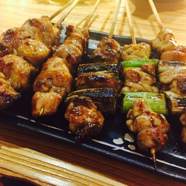 京葱鸡肉串