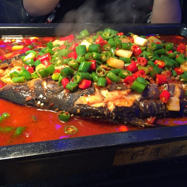 蒜香味烤鱼
