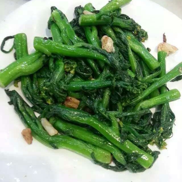 生炒菜心