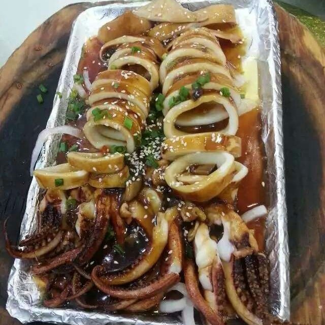 烧汁鱿鱼筒