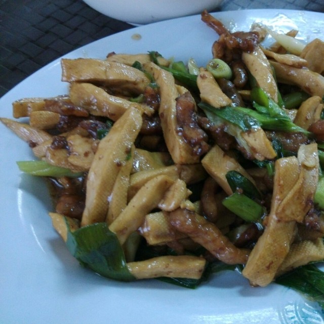 豆丝炒肉
