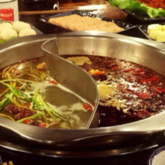 全牛油麻辣鸳鸯锅