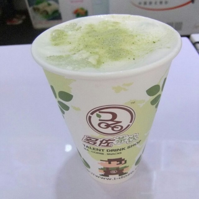 抹茶红豆布丁
