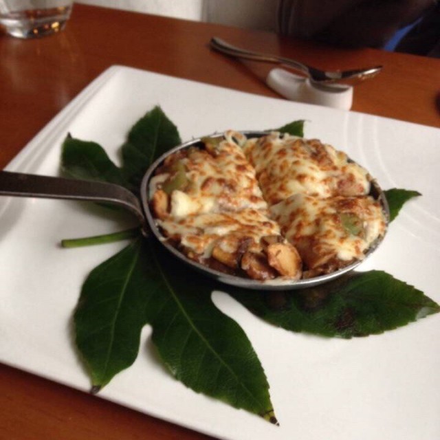 肉酱芝士焗口蘑