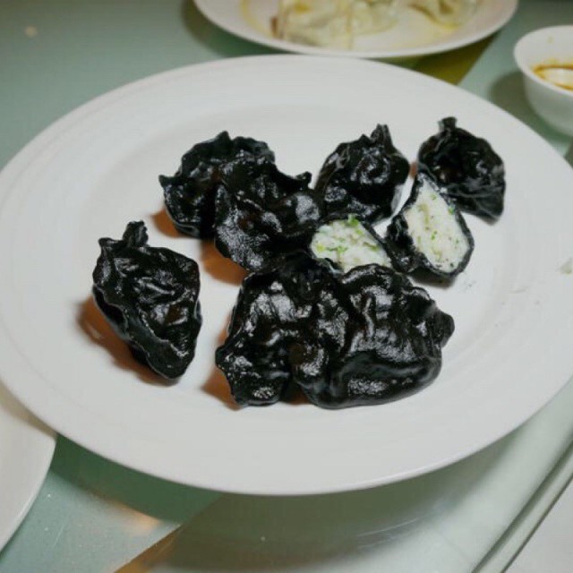 墨鱼汁水饺