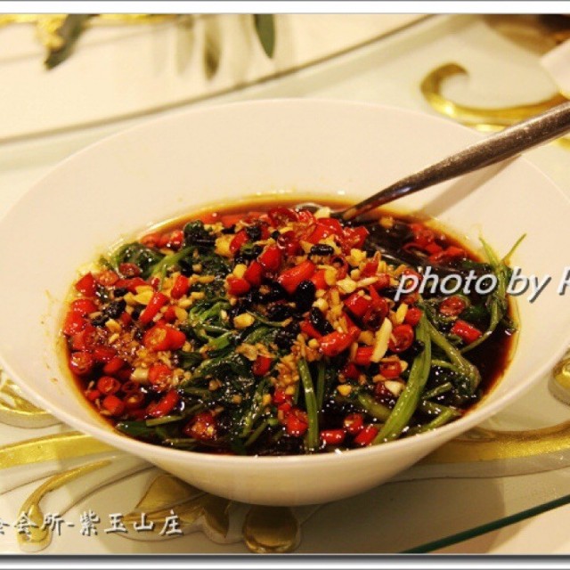 豆豉空心菜