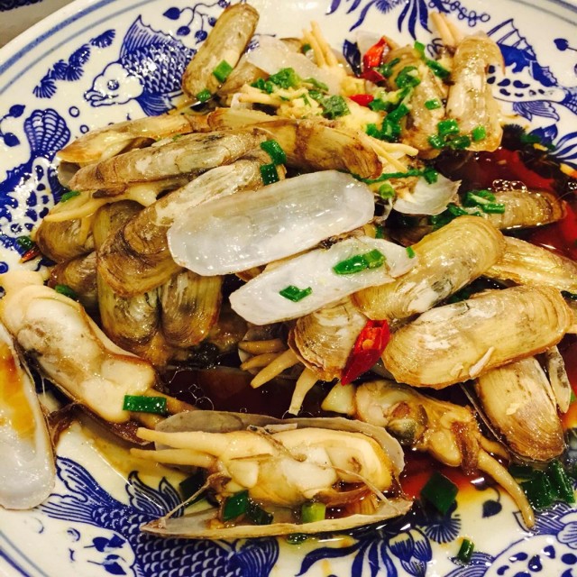 葱油蛏子