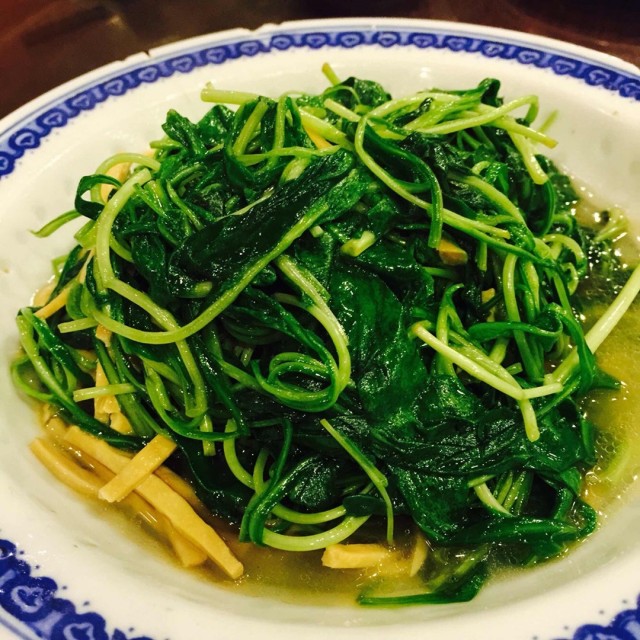 腐皮炒青菜