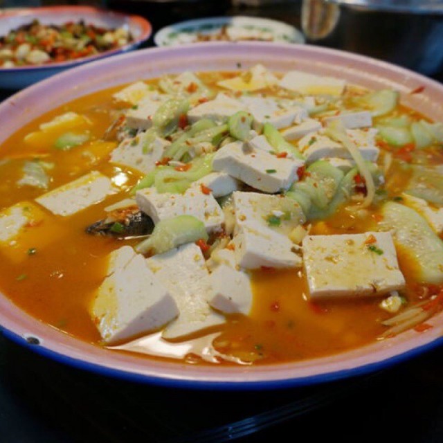 青菜烩豆腐