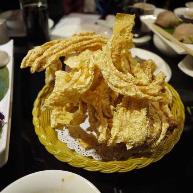 炸腐竹