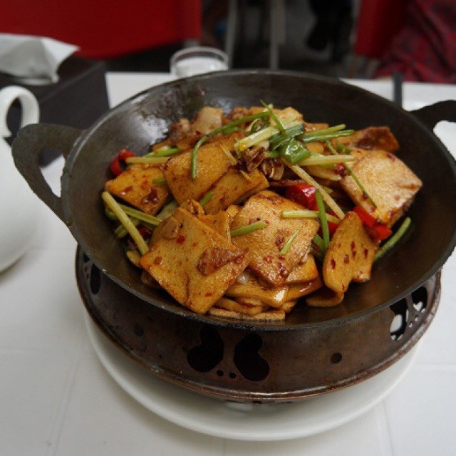干锅香干