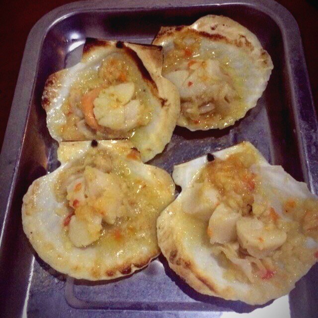 烤扇贝