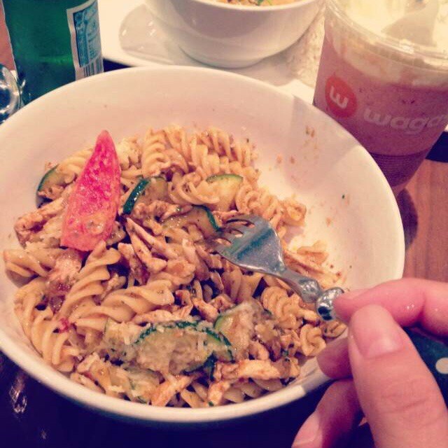 蟹肉番茄螺丝面