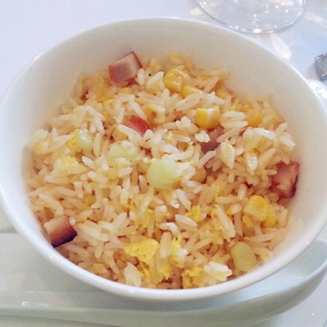 玉米叉燒粒炒飯