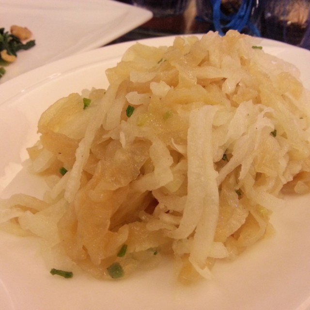 萝卜拌海蜇