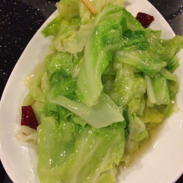 呛炒圆白菜