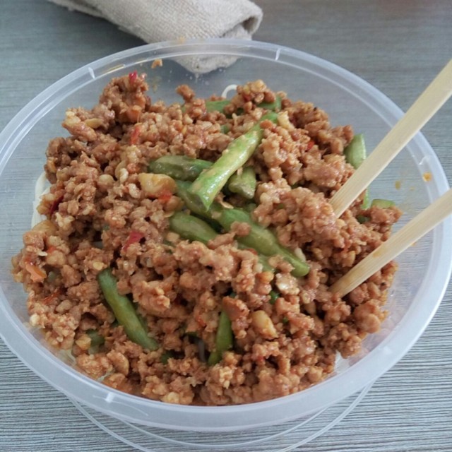 辣肉凉面