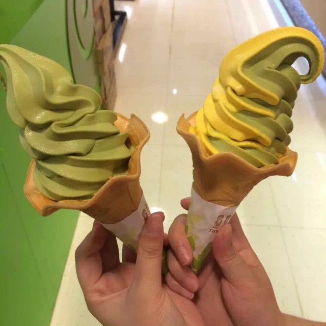 抹茶冰激凌