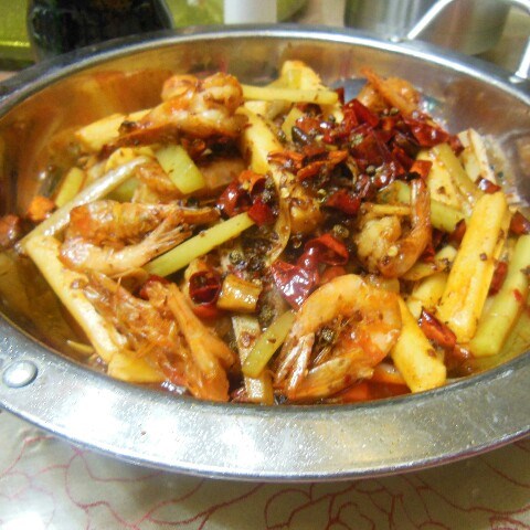 干锅虾