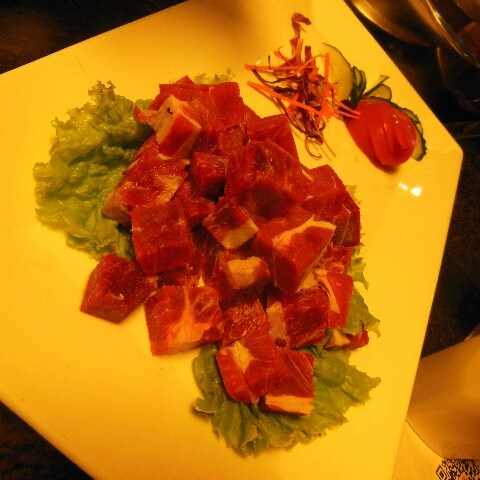 雪花牛肉粒