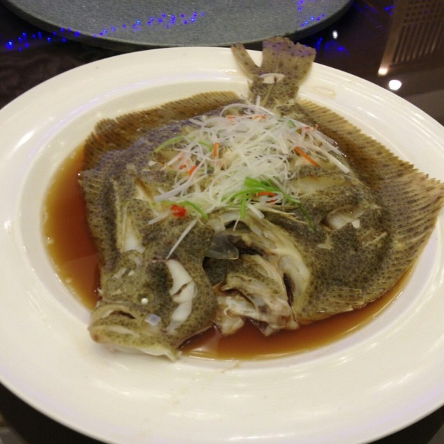 清蒸多宝鱼